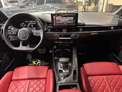 2020 Audi S4 3.0TFSI, синий — фото 10