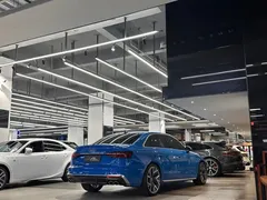 2020 Audi S4 3.0TFSI, синий — фото 18