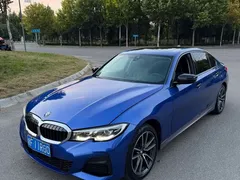 2021 BMW 3 Series 325Li M Sport Package, синий — фото 1