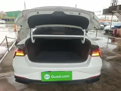 2021 Hyundai Elantra 1.5L CVT LUX Premium, белый — фото 19
