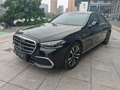 2022 Mercedes-Benz S-Class S 400 L Luxury, чёрный — фото 1