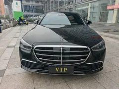 2022 Mercedes-Benz S-Class S 400 L Luxury, чёрный — фото 2