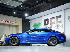 2019 Mercedes-Benz AMG GT 50 4-Door Coupe, синий — фото 42