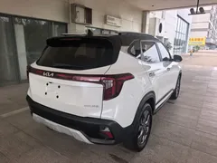 2023 Kia Seltos 1.5L CVT Luxury, белый — фото 4