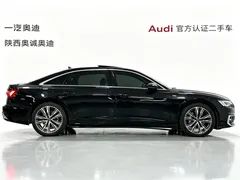 2023 Audi A6L 45 TFSI quattro Select Sport, чёрный — фото 3