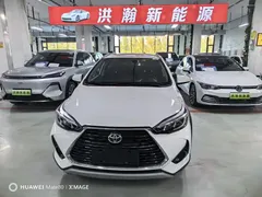 2021 Toyota Yaris L Zhixuan X 1.5L CVT Leading, белый — фото 2