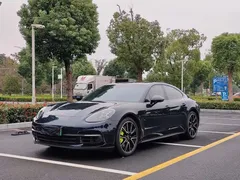 2021 Porsche Panamera 4 E-Hybrid 2.9T PHEV, синий — фото 1