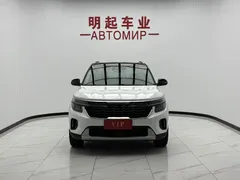 2023 Kia Seltos 1.5L CVT Luxury, белый — фото 3