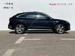 2021 Audi Q5L Sportback 40 TFSI Luxury, чёрный — фото 3