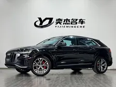 2021 Audi Q8 55 TFSI Sport, чёрный — фото 1