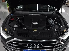 2021 Audi A8L 55 TFSI quattro Premium, чёрный — фото 19