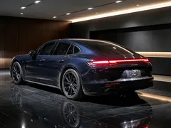 2022 Porsche Panamera 2.9T, синий — фото 6