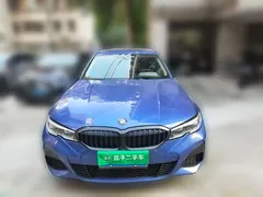 2022 BMW 3 Series 325Li M Sport Dark Package, синий — фото 2