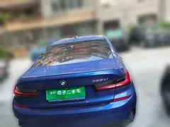 2022 BMW 3 Series 325Li M Sport Dark Package, синий — фото 3