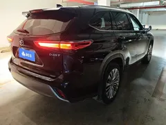 2022 Toyota Highlander 380T 4WD Premium 7-seat, чёрный — фото 3