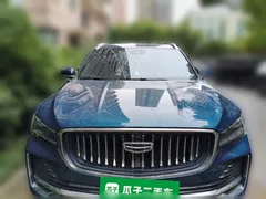 2021 Geely Monjaro 2.0TD High Power AT 4WD Flagship, синий — фото 2