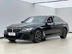 2021 BMW 5 Series 530Li Premium M Sport Package, чёрный — фото 1