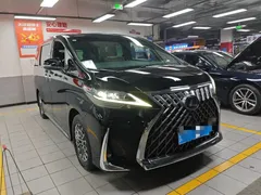2020 Lexus LM 300h 7-seat, чёрный — фото 2