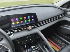 2022 Hyundai Elantra 1.5L CVT LUX Premium, белый — фото 14