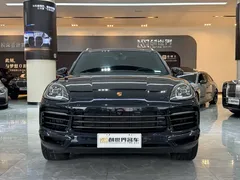 2023 Porsche Cayenne 3.0T Platinum Edition, синий — фото 2