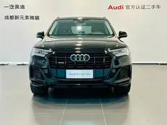 2023 Audi Q7 55 TFSI quattro S line Sport, чёрный — фото 2