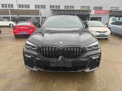 2021 BMW X6, чёрный — фото 2