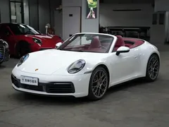 2022 Porsche 911 Carrera 4 Cabriolet 3.0T, белый — фото 1