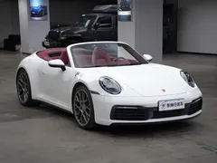 2022 Porsche 911 Carrera 4 Cabriolet 3.0T, белый — фото 3