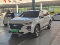 2020 Hyundai Santa Fe 380 TGDi AT 2WD GLS Luxury, белый — фото 2