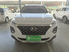 2020 Hyundai Santa Fe 380 TGDi AT 2WD GLS Luxury, белый — фото 3