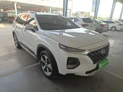 2020 Hyundai Santa Fe 380 TGDi AT 2WD GLS Luxury, белый — фото 4