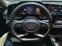 2021 Hyundai Elantra 1.5L CVT GLX Elite, синий — фото 11