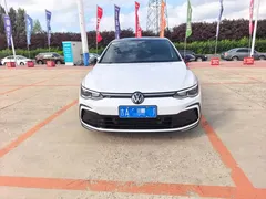 2021 Volkswagen Golf 280TSI DSG R-Line, белый — фото 3