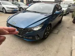 2022 Hyundai Elantra 1.5L CVT GLX Elite, синий — фото 1