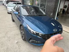 2022 Hyundai Elantra 1.5L CVT GLX Elite, синий — фото 4