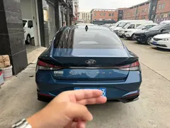 2022 Hyundai Elantra 1.5L CVT GLX Elite, синий — фото 5