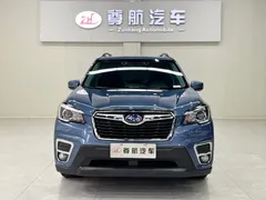 2021 Subaru Forester 2.0i Luxury EyeSight, синий — фото 3