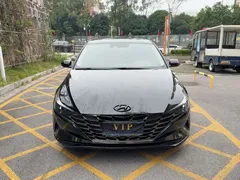 2021 Hyundai Elantra 1.5L CVT LUX Premium, чёрный — фото 2