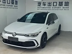 2021 Volkswagen Golf 280TSI DSG R-Line, белый — фото 1