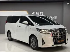 2021 Toyota Alphard Hybrid 2.5L Premium, белый — фото 2