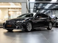 2021 Lexus LS 500h Luxury, чёрный — фото 1