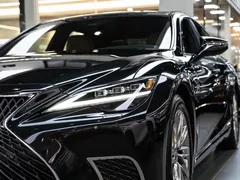 2021 Lexus LS 500h Luxury, чёрный — фото 6
