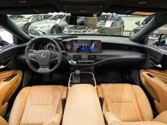 2021 Lexus LS 500h Luxury, чёрный — фото 13