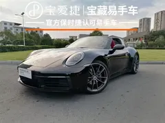 2022 Porsche 911 Targa 4 3.0T, чёрный — фото 1