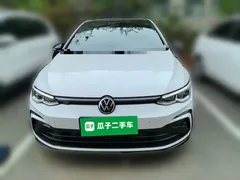 2021 Volkswagen Golf 280TSI DSG R-Line, белый — фото 2