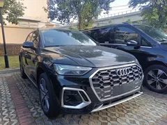 2022 Audi Q5L 45T Luxury, чёрный — фото 3