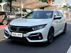 2021 Honda Civic Hatchback 220TURBO CVT, белый — фото 1