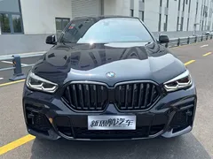 2022 BMW X6, чёрный — фото 2