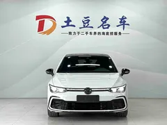 2021 Volkswagen Golf 280TSI DSG R-Line, белый — фото 2