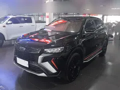 2022 Geely Atlas X 1.8TD DCT Premium, чёрный — фото 1